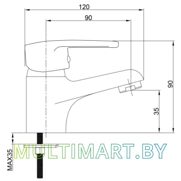 Смеситель Juguni Pegas 0402.608 картинка 7
